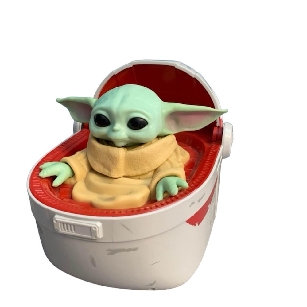 Star Wars Grogu and Hover Pram Toy